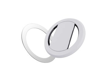 Ohsnap Super thin KickStand Smart Grip with Magnetic Mountable MagSafe Ring - White/Black