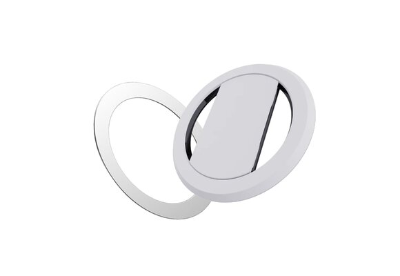 Ohsnap Super thin KickStand Smart Grip with Magnetic Mountable MagSafe Ring - White/Black