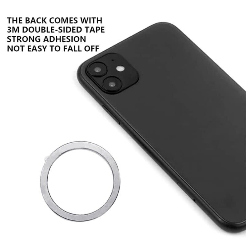 Ohsnap Super thin KickStand Smart Grip with Magnetic Mountable MagSafe Ring - White/Black