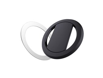 Ohsnap Super thin KickStand Smart Grip with Magnetic Mountable MagSafe Ring - black