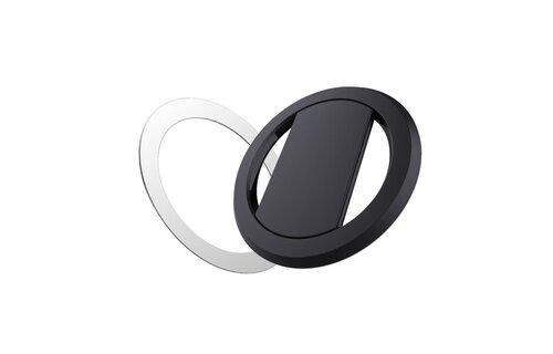 Ohsnap Super thin KickStand Smart Grip with Magnetic Mountable MagSafe Ring - black