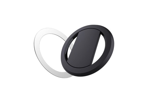 Ohsnap Super thin KickStand Smart Grip with Magnetic Mountable MagSafe Ring - black