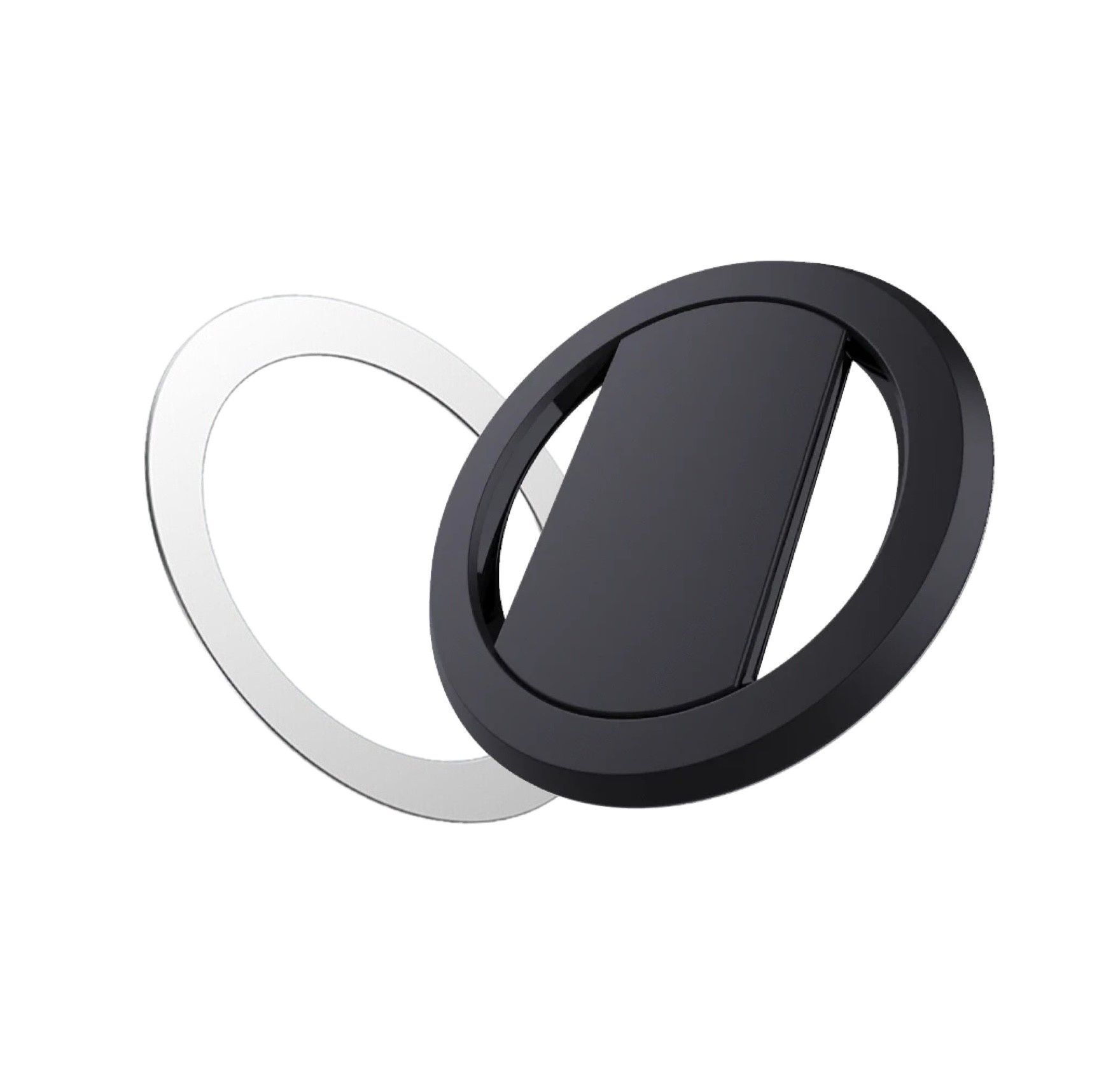 Ohsnap Super thin KickStand Smart Grip with Magnetic Mountable MagSafe Ring - black