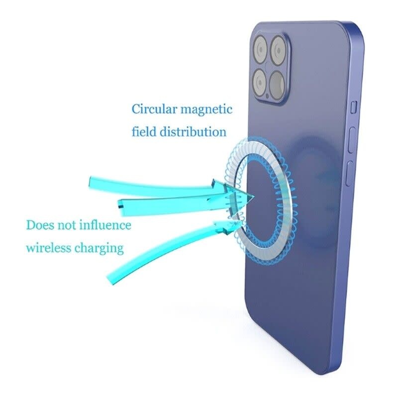 Ohsnap Super thin KickStand Smart Grip with Magnetic Mountable MagSafe Ring - black