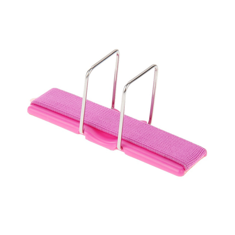Cmzwt Universal Finger Grip with Stand Elastic Band Strap for MobilePhones - Pink