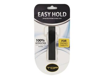 Easy Hold Finger Grip and Stand For Phone - White