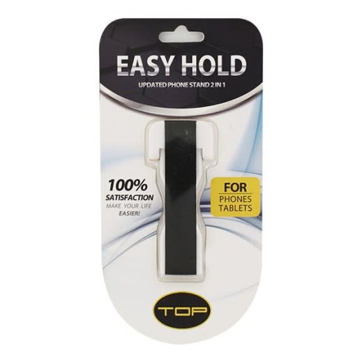 Easy Hold Finger Grip and Stand For Phone - White