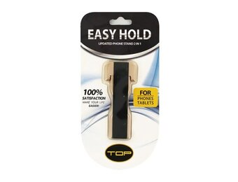 Easy Hold Finger Grip and Stand For Phone - Gold
