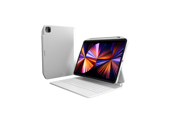 SwitchEasy CoverBuddy Case for iPad Pro 12.9" 5th/6th-Gen (2021-2022) - White