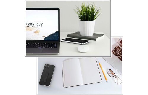 Love Handle Universal Finger Strap Grip for Phone - White