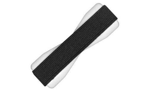 Love Handle Universal Finger Strap Grip for Phone - Gray White