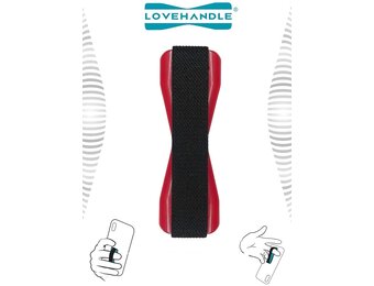 Love Handle Universal Finger Strap Grip for Phone - Red