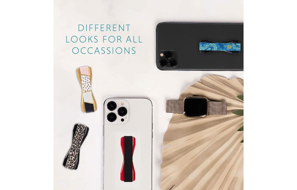 Love Handle Universal Finger Strap Grip for Phone - Red
