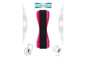 Love Handle Universal Finger Strap Grip for Phone - Pink
