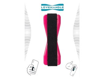 Love Handle Universal Finger Strap Grip for Phone - Pink