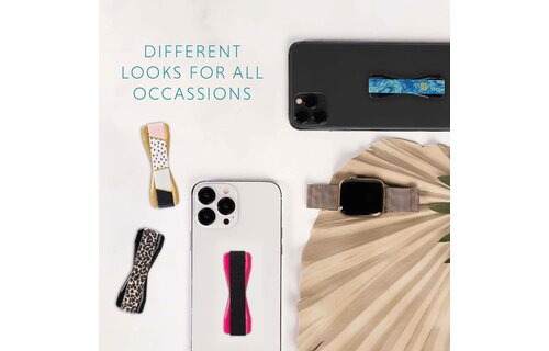 Love Handle Universal Finger Strap Grip for Phone - Pink