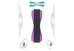 Love Handle Universal Finger Strap Grip for Phone - Purple
