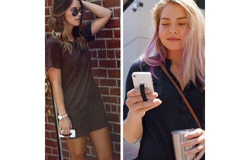 Love Handle Universal Finger Strap Grip for Phone - Purple