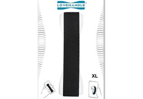 Love Handle Universal Finger Strap Grip for Most Tablets and Phone XL  - White