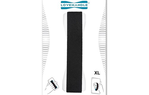 Love Handle Universal Finger Strap Grip for Most Tablets and Phone XL  - White