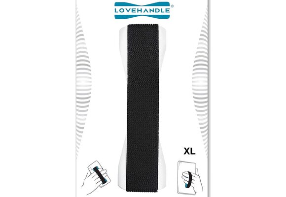 Love Handle Universal Finger Strap Grip for Most Tablets and Phone XL  - White