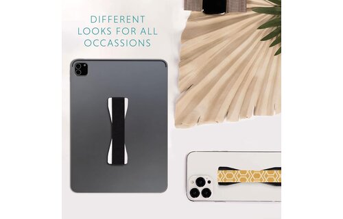 Love Handle Universal Finger Strap Grip for Most Tablets and Phone XL  - White