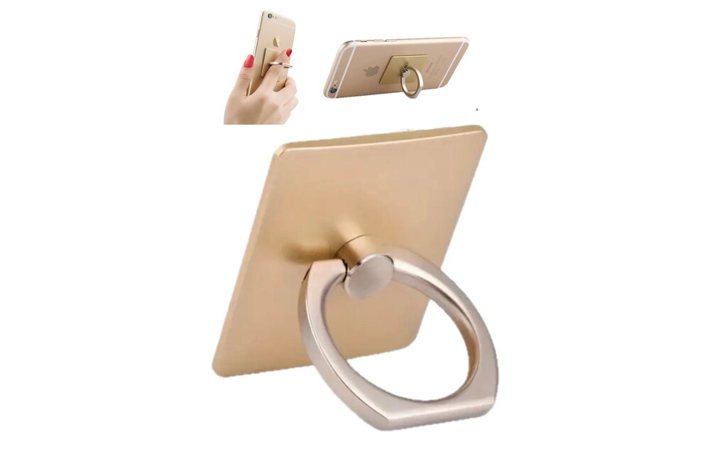 Moble Phone iRing 360 Rotate Stand - Gold