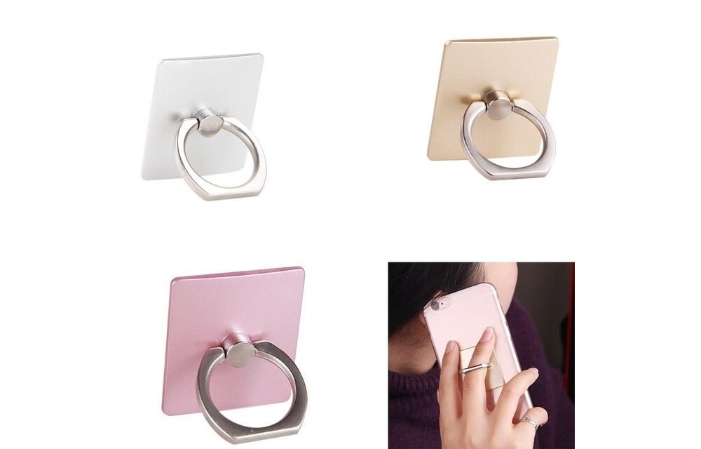 Moble Phone iRing 360 Rotate Stand - Gold