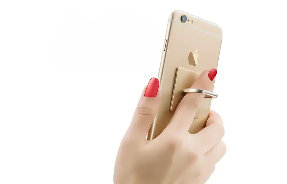 Moble Phone iRing 360 Rotate Stand - Gold