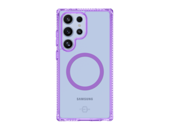 ITSKINS Hybrid R Clear MagSafe Case for Samsung Galaxy S25 Ultra - Light Purple /Transparent