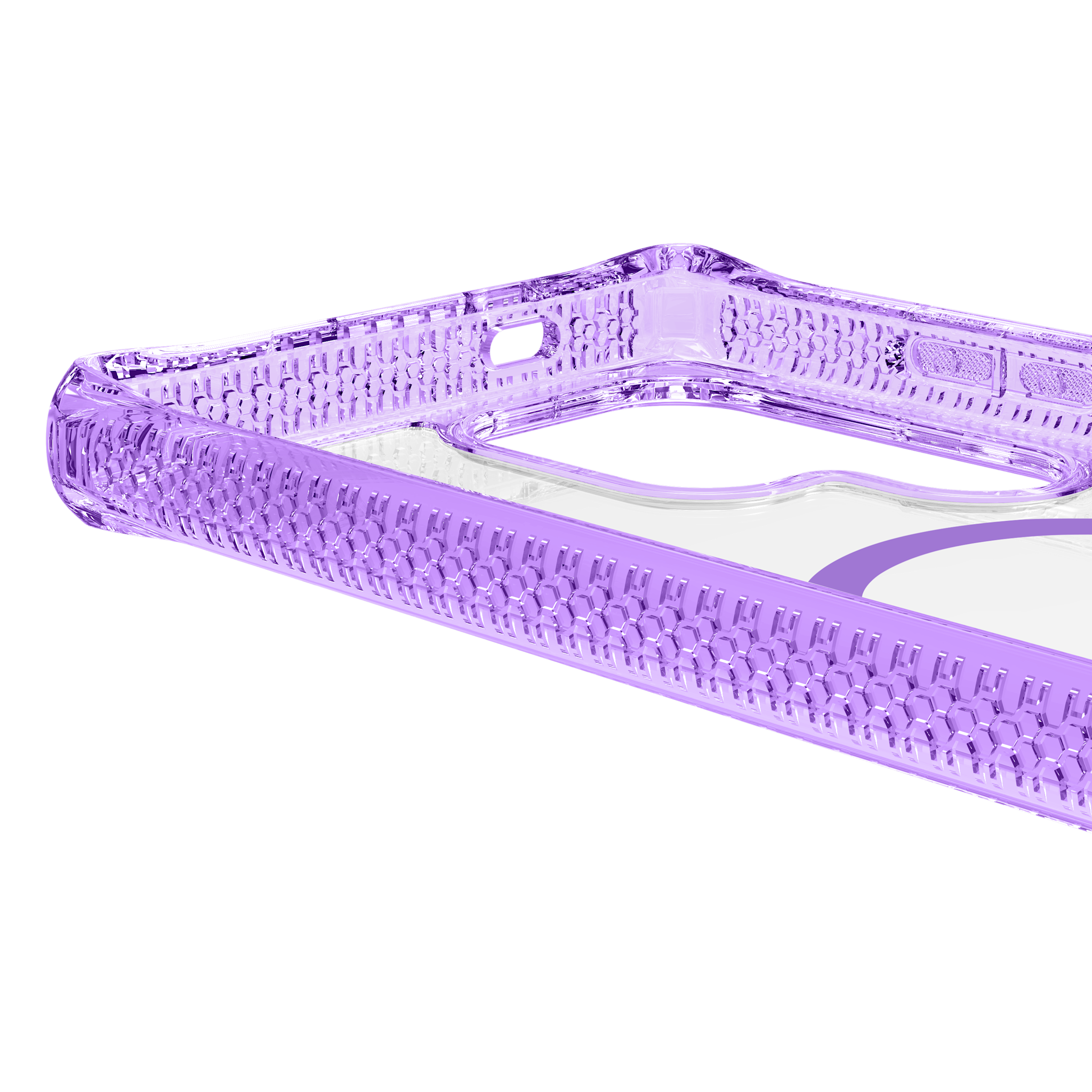 ITSKINS Hybrid R Clear MagSafe Case for Samsung Galaxy S25 Ultra - Light Purple /Transparent