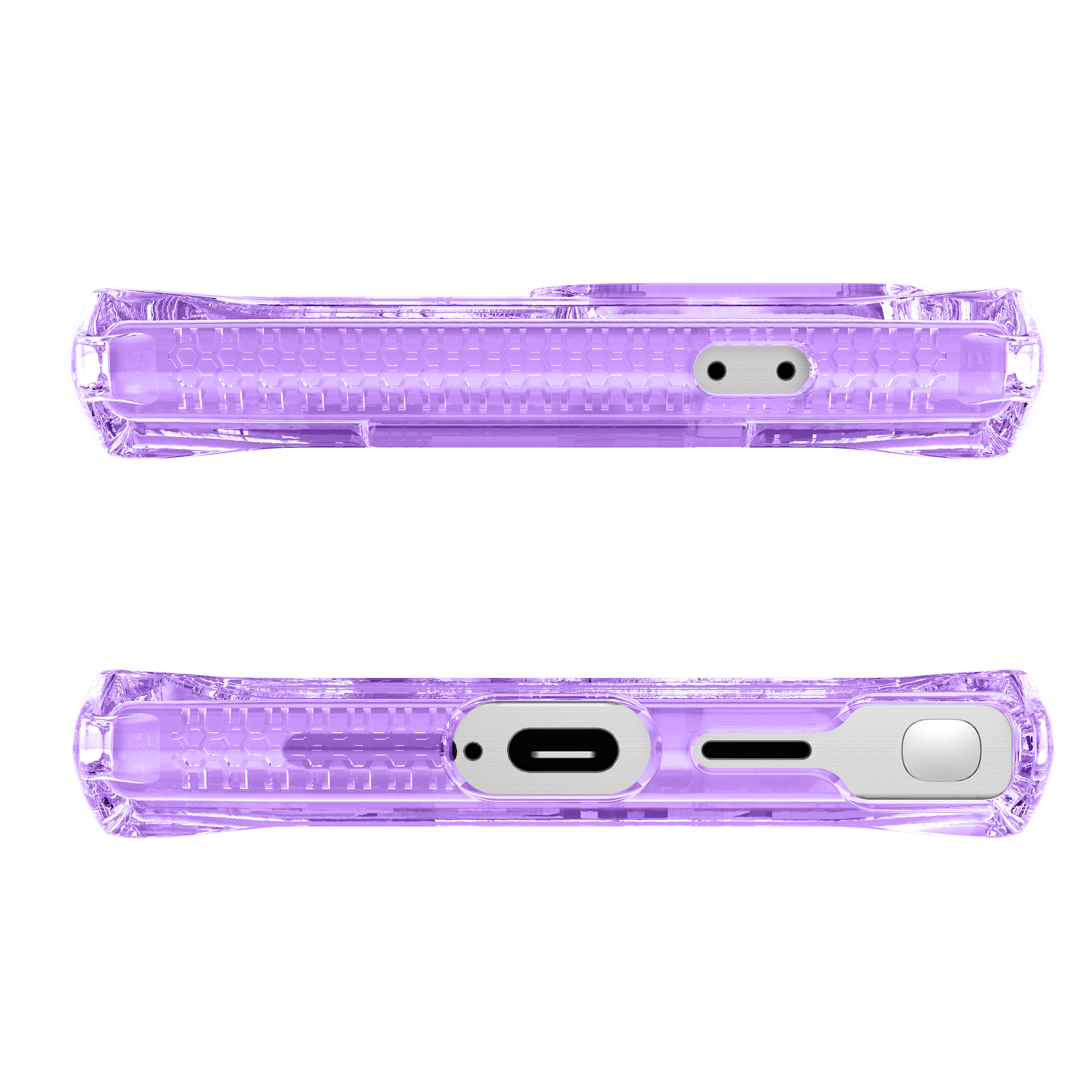 ITSKINS Hybrid R Clear MagSafe Case for Samsung Galaxy S25 Ultra - Light Purple /Transparent