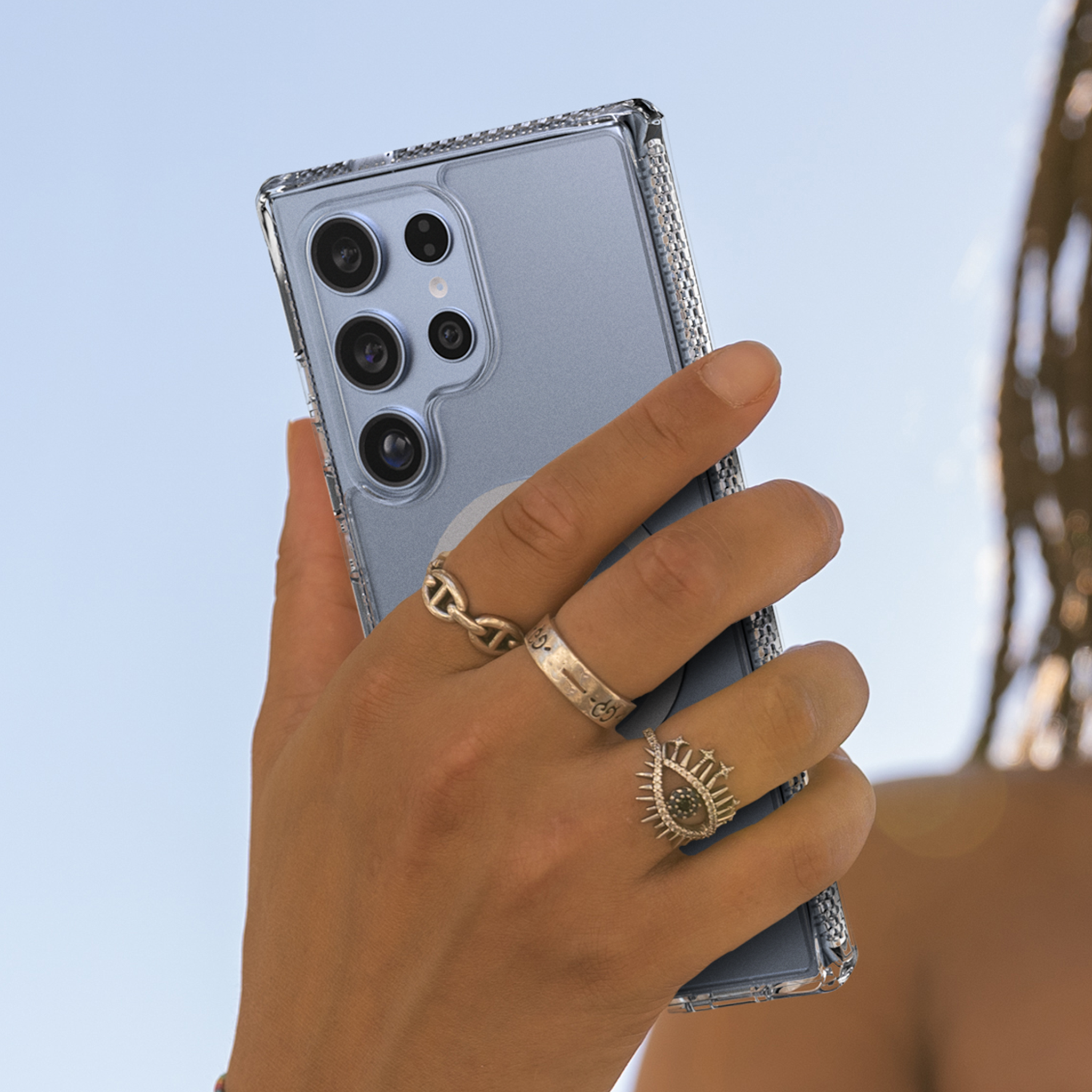 ITSKINS Hybrid R Clear MagSafe Case for Samsung Galaxy S25 Ultra - Transparent