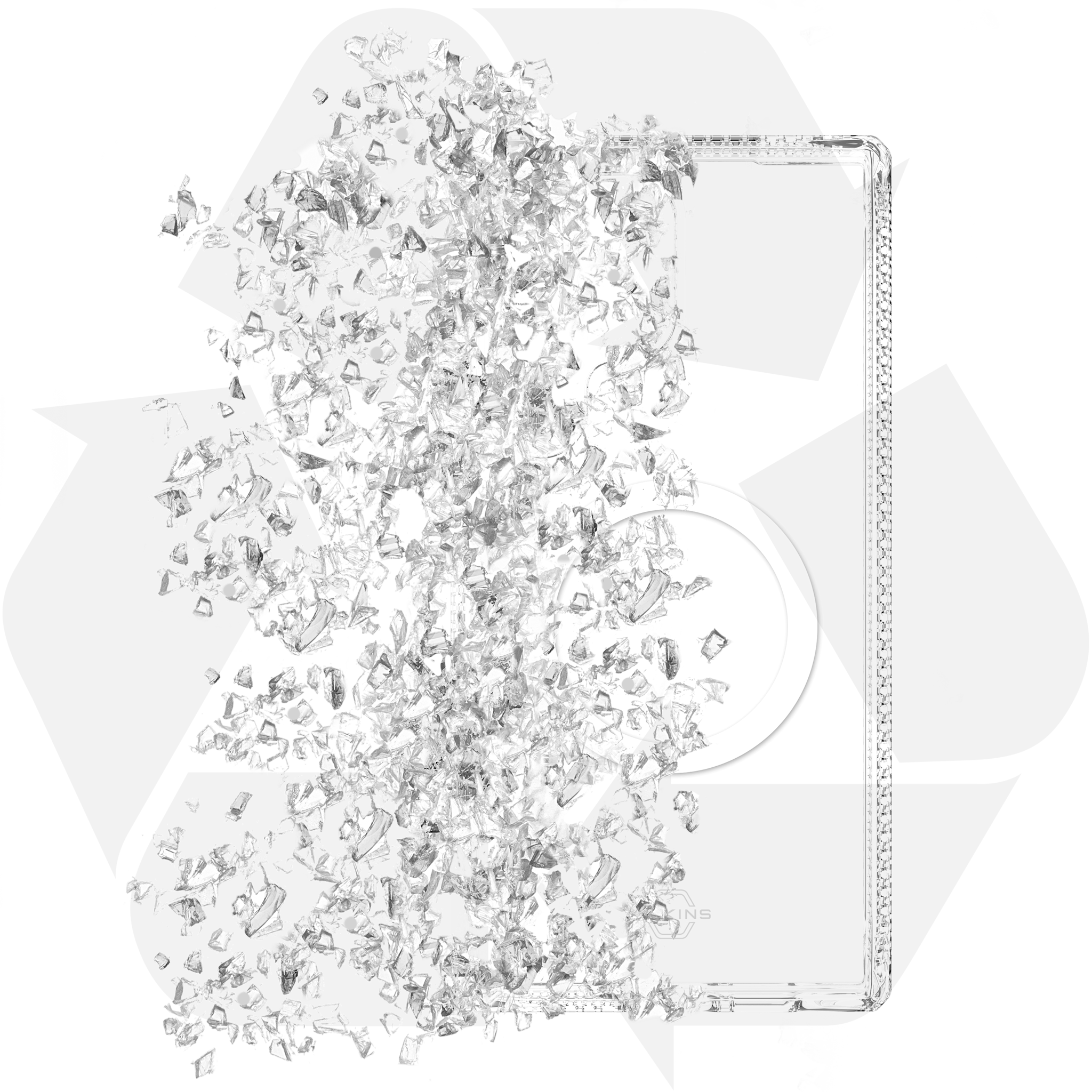 ITSKINS Hybrid R Clear MagSafe Case for Samsung Galaxy S25 Ultra - Transparent