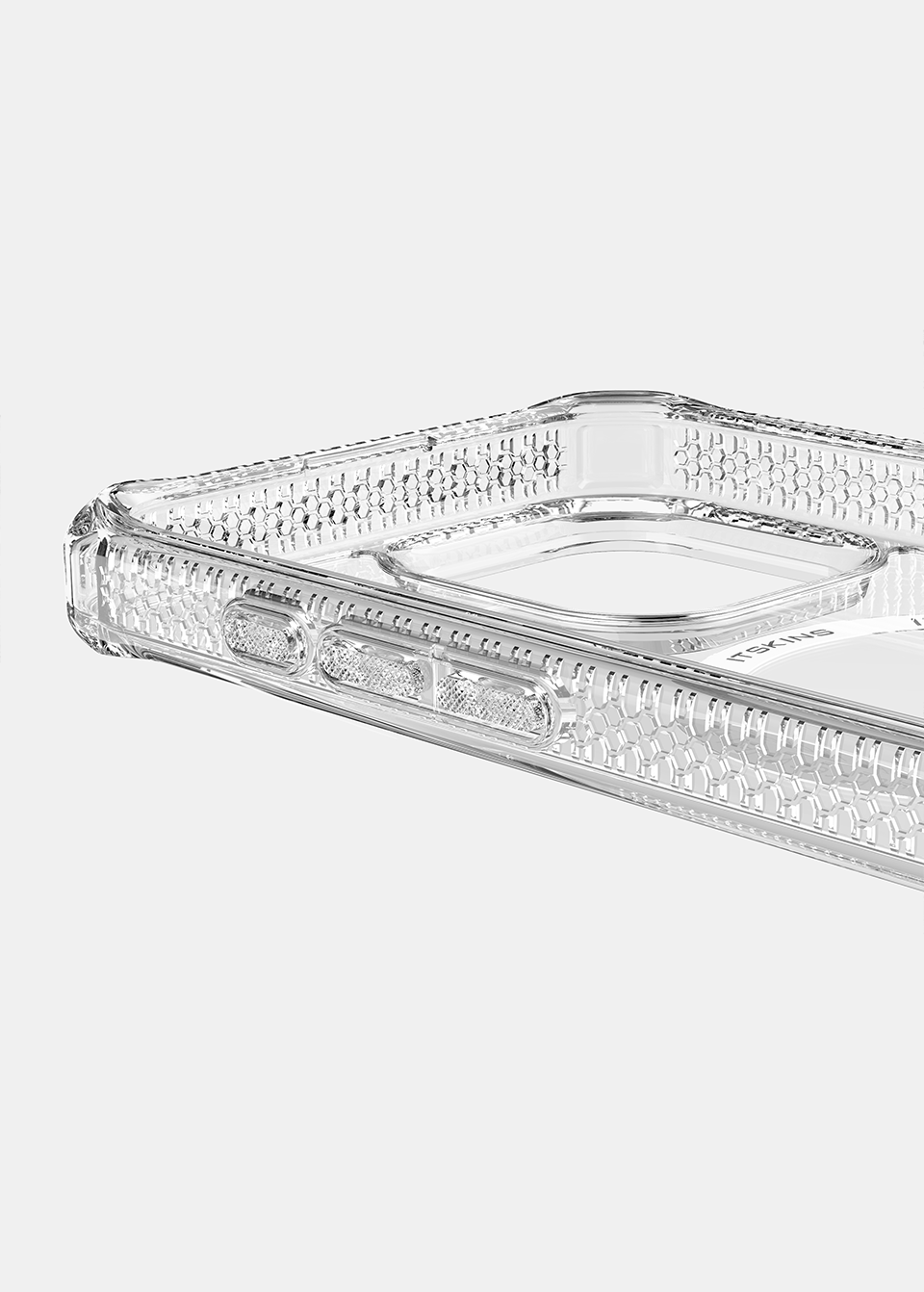 ITSKINS Hybrid R Touch Clear MagSafe Case for iPhone 16 Pro - Transparent