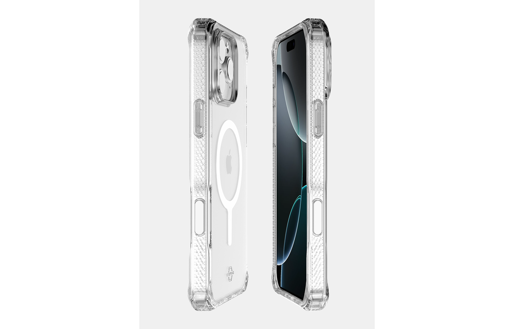 ITSKINS Hybrid R Touch Clear MagSafe Case for iPhone 16 Pro - Transparent