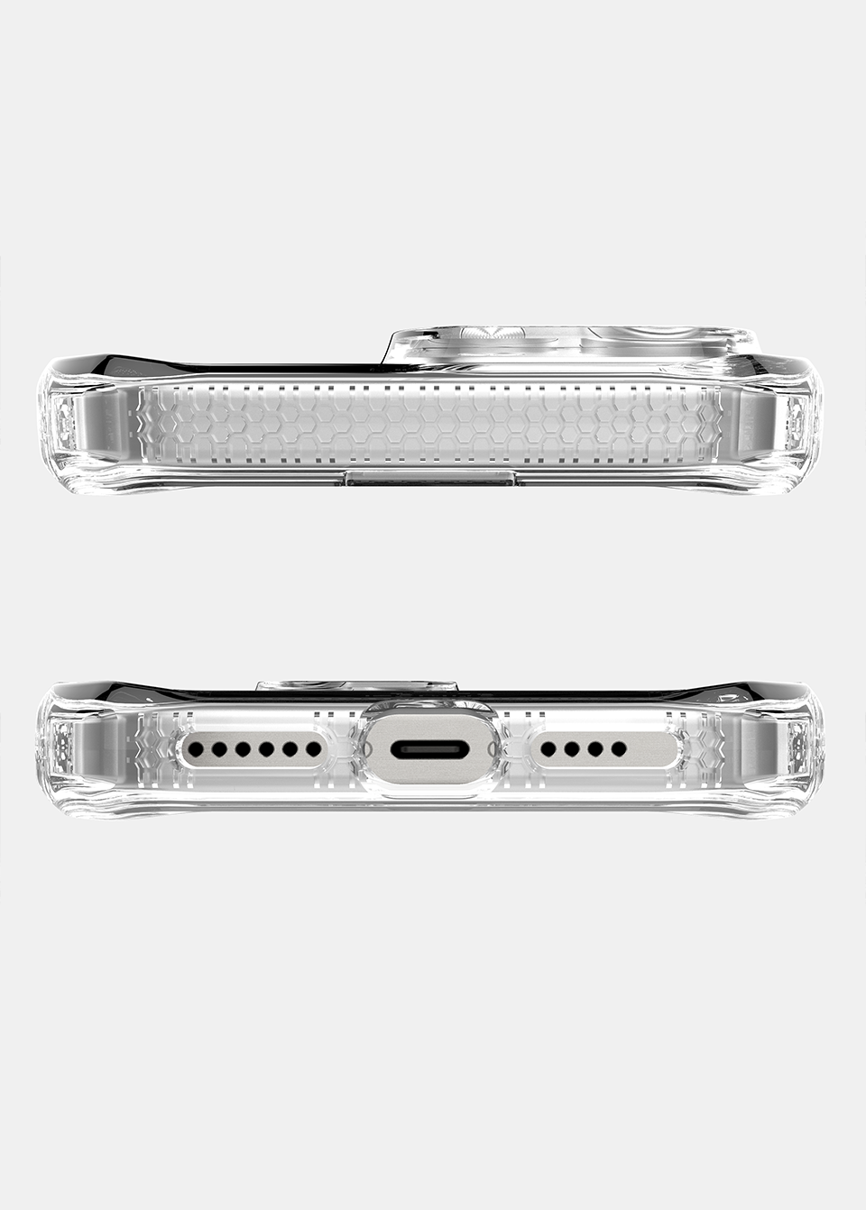ITSKINS Hybrid R Touch Clear MagSafe Case for iPhone 16 Pro - Transparent