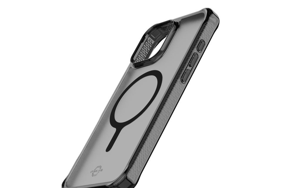 ITSKINS Hybrid R Vapor Touch MagSafe Case for iPhone 16 Pro - Smoke
