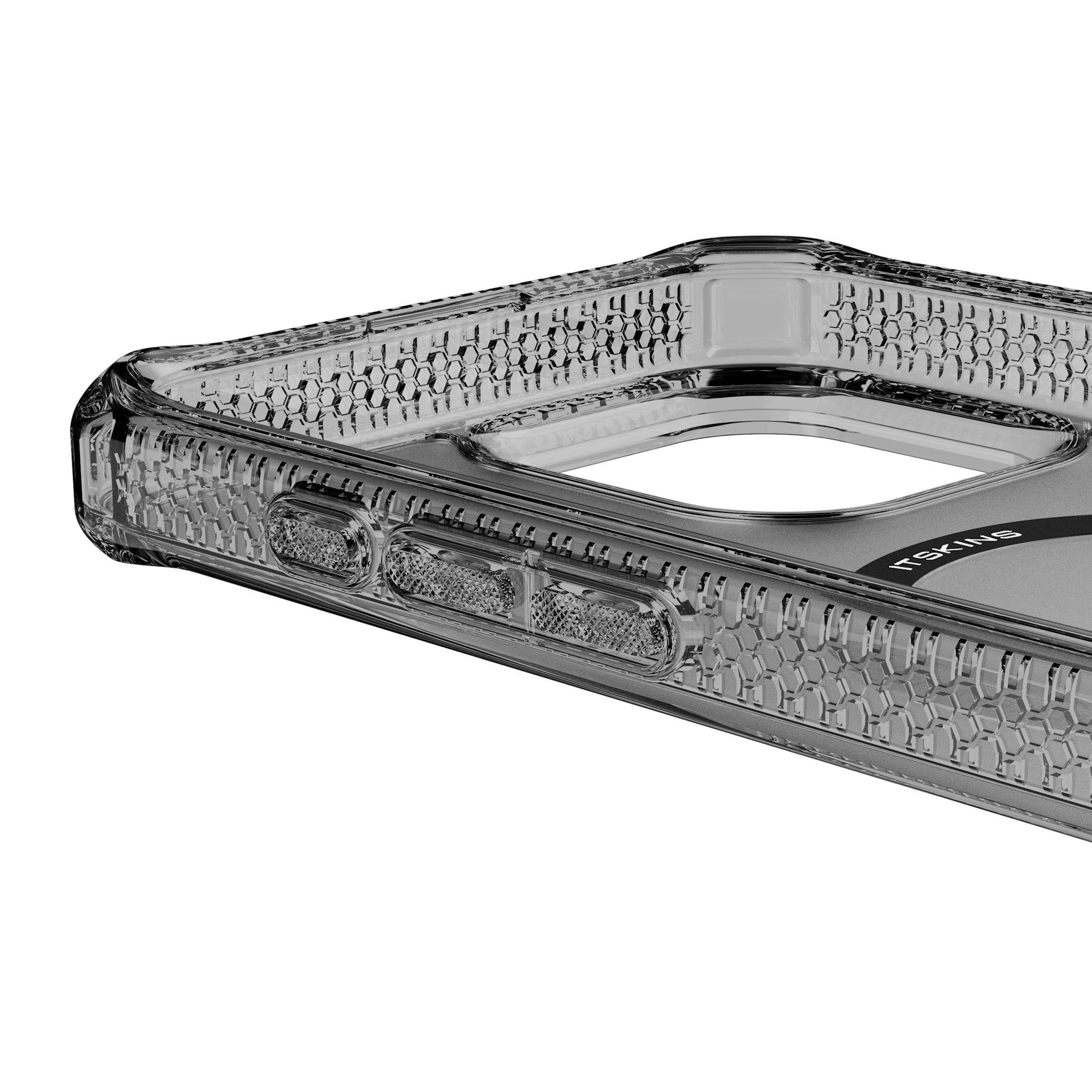 ITSKINS Hybrid R Vapor Touch MagSafe Case for iPhone 16 Pro - Smoke