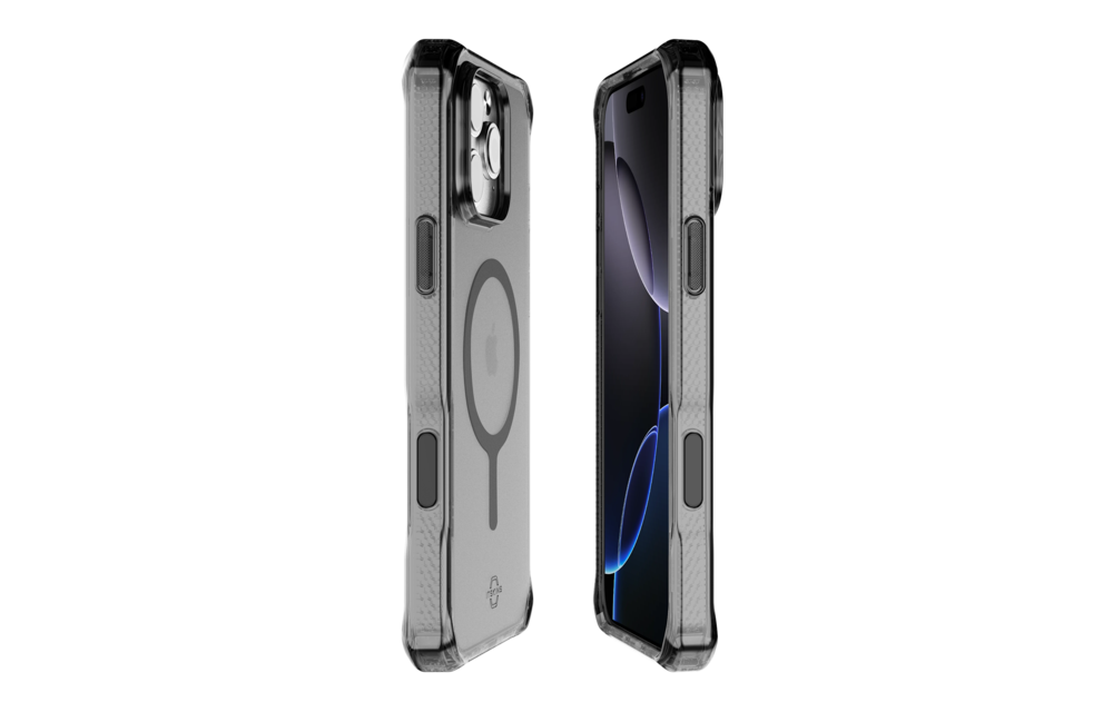 ITSKINS Hybrid R Vapor Touch MagSafe Case for iPhone 16 Pro - Smoke