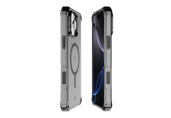 ITSKINS Hybrid R Vapor Touch MagSafe Case for iPhone 16 Pro - Smoke