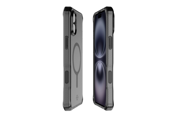 ITSKINS Hybrid R Vapor Touch MagSafe Case for iPhone 16 - Smoke