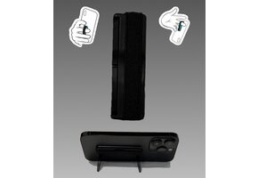 Sling Grip Strap with Stand for Mobile Phone  - Black