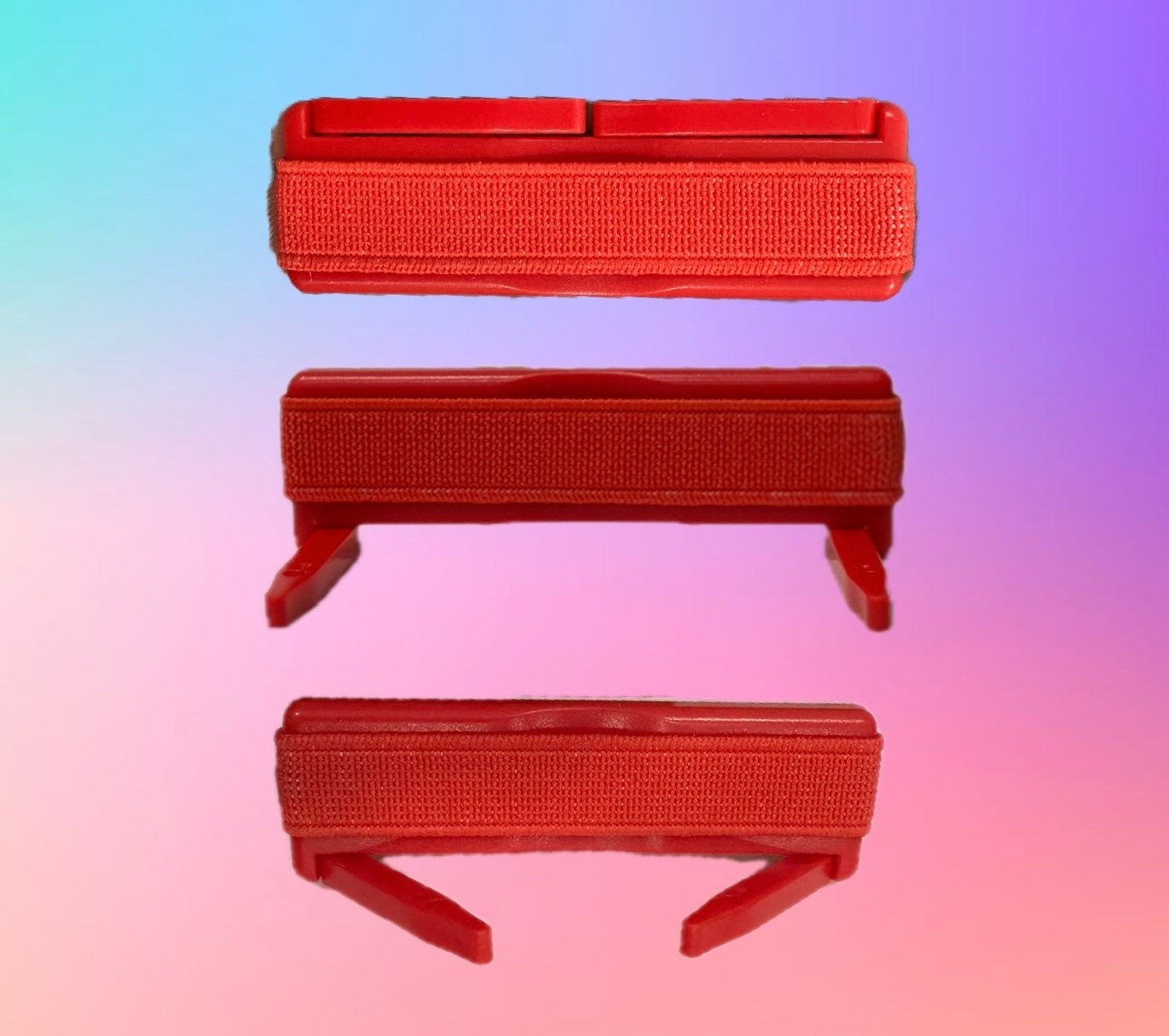 Sling Grip Strap with Stand for Mobile Phone  - Red