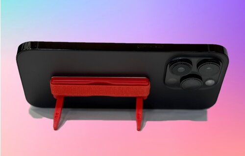 Sling Grip Strap with Stand for Mobile Phone  - Red