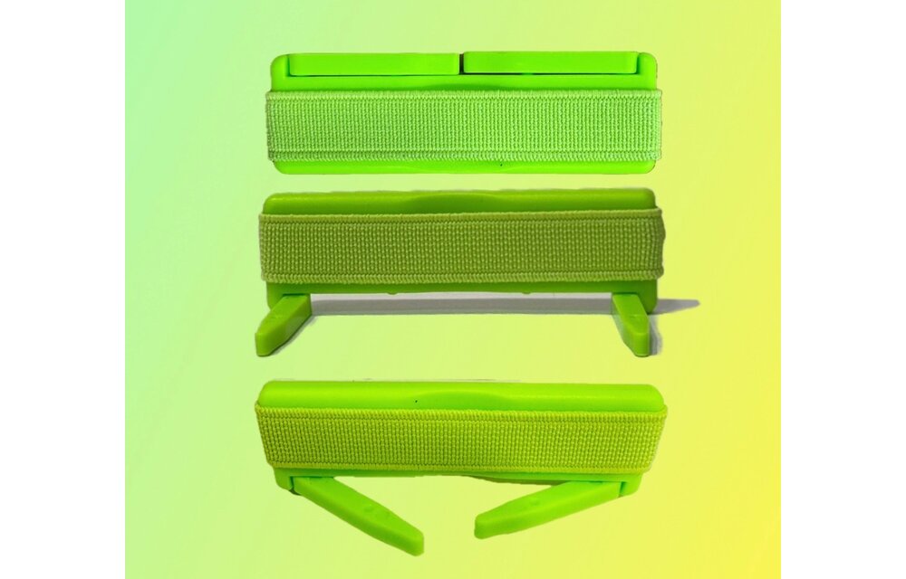 Sling Grip Strap with Stand for Mobile Phone - Green