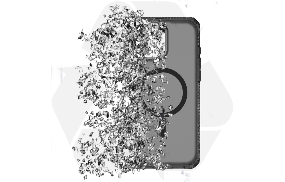 ITSKINS Hybrid R Vapor Touch MagSafe Case for iPhone 16 Pro - Smoke