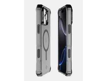 ITSKINS Hybrid R Vapor Touch MagSafe Case for iPhone 16 Pro Max - Smoke