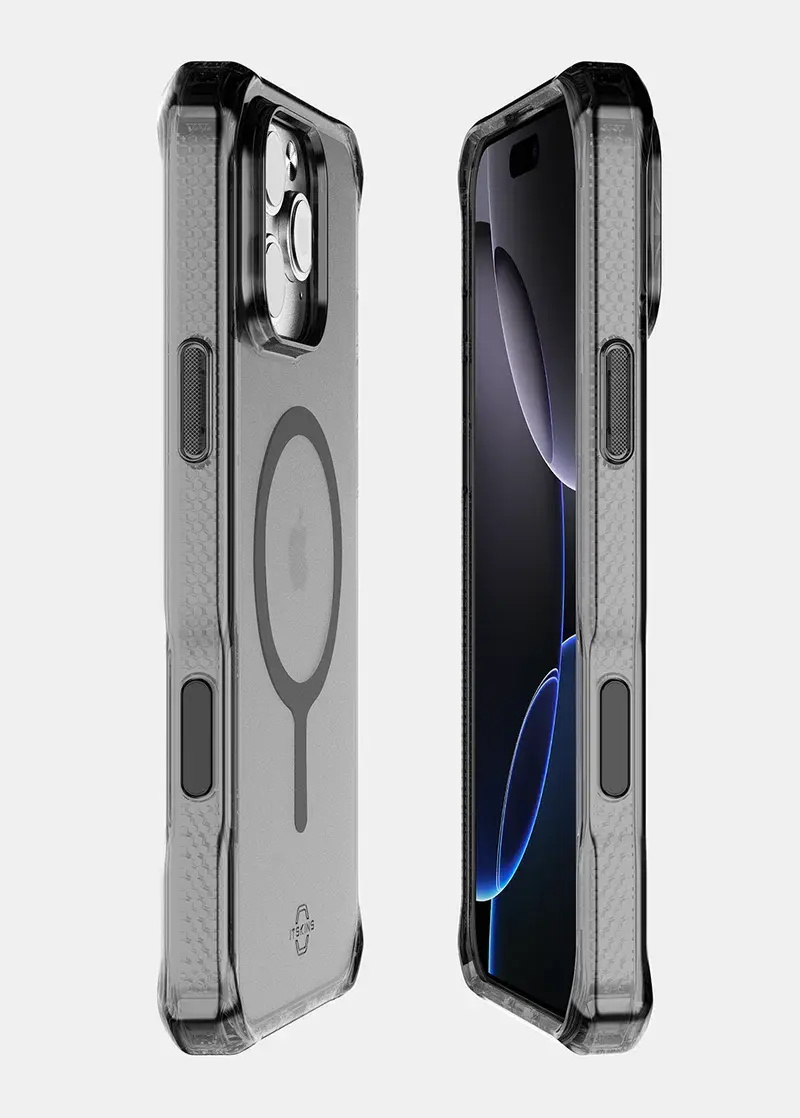 ITSKINS Hybrid R Vapor Touch MagSafe Case for iPhone 16 Pro Max - Smoke