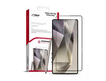 ZEELOT SOLIDsleek 2.5D Tempered Glass Screen Protector for Samsung Galaxy S25 Ultra - Retina Clear